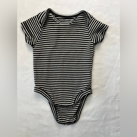 Old Navy Other - Old Navy Black and White Striped Onesie